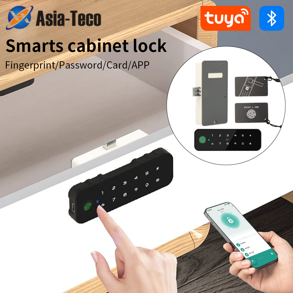 Furniture Hardware Locks - Tuya Bluetooth умный деревянный шкаф замок