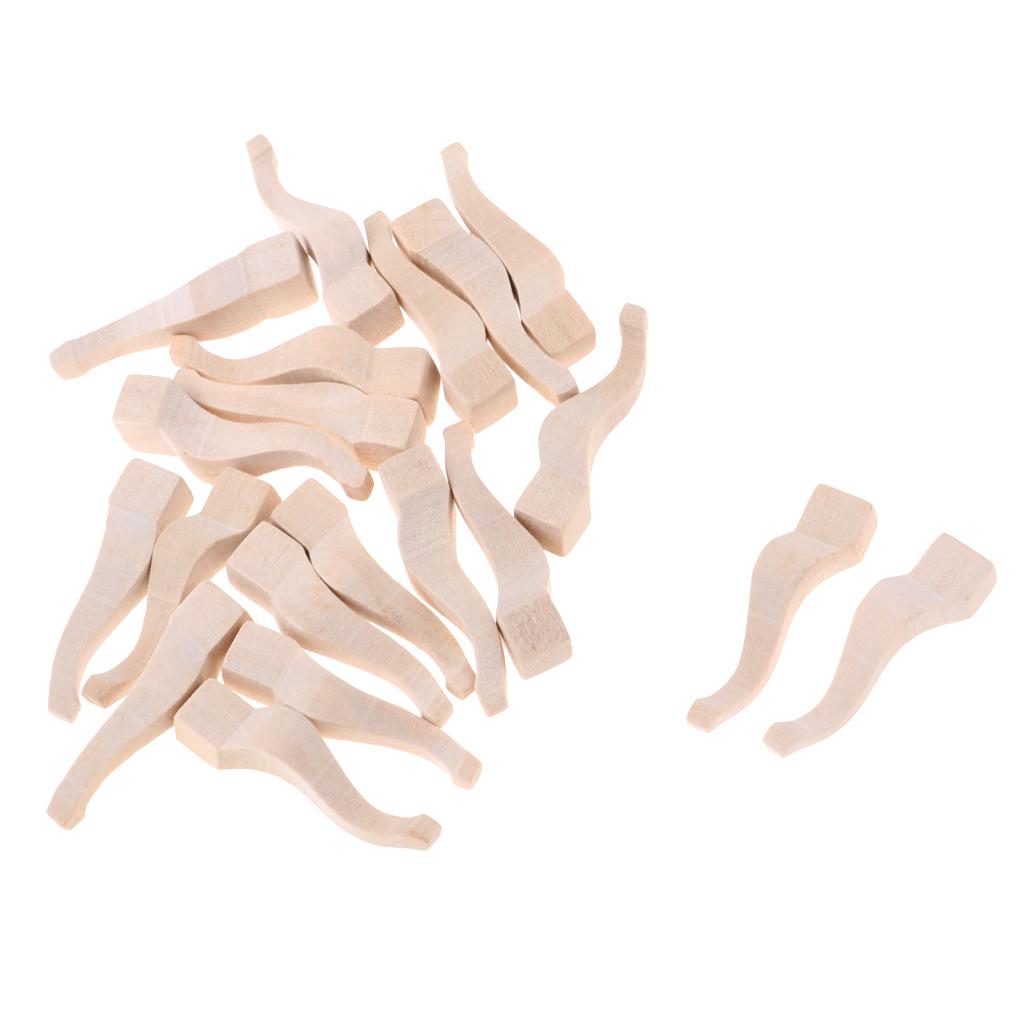 Furniture Leg Set - Набор из 12 миниатюрных деревянных ножек