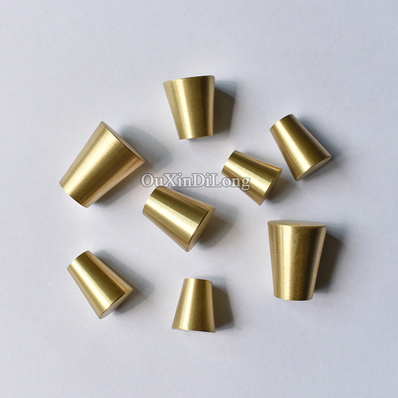 Furniture Hardware Brands - Новые 10 шт./лот европейские латунные ручки-кнопки