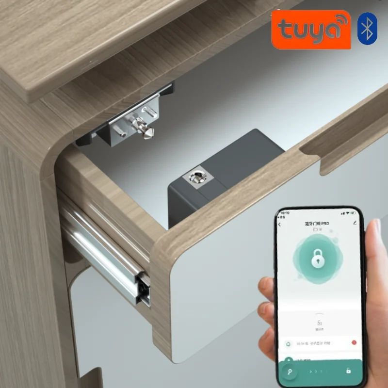 Furniture Hardware Locks - Умный дверной замок Tuya, невидимый электронный
