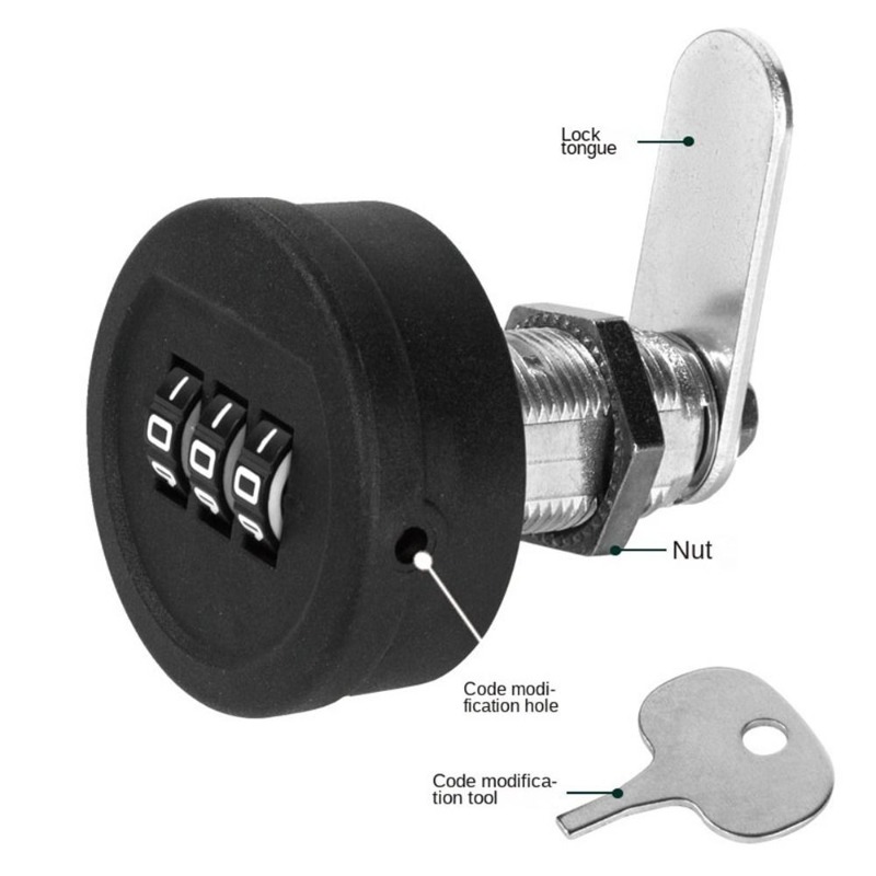 Furniture Hardware Locks - Замок для ящика с паролем, длина