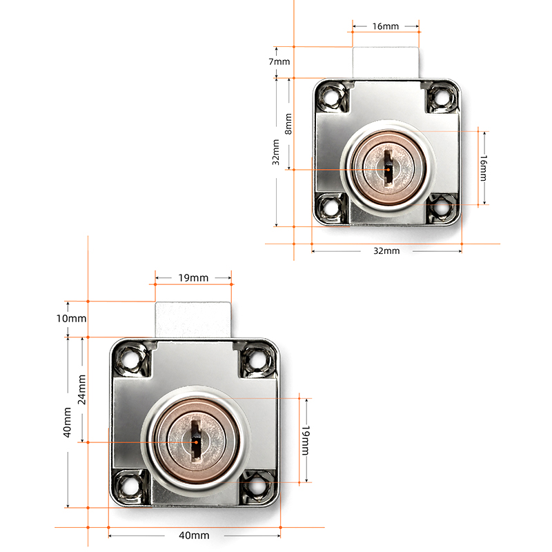 Замки для ящиков с 2 ключами,  – обзор и цена Furniture Hardware Cam Lock