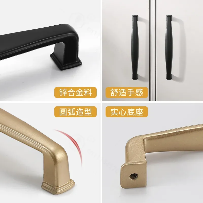 Ручка для шкафа Yijia, черная, – обзор и цена Furniture Hardware Wholesale