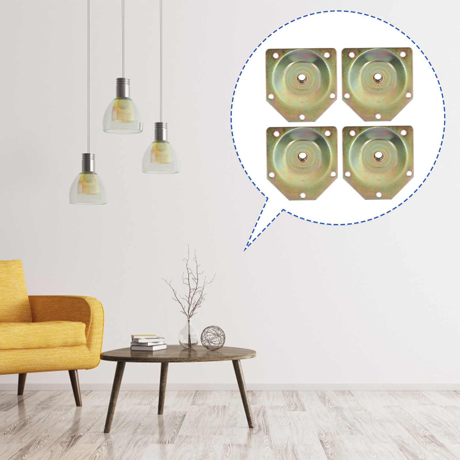Набор из 4 наклонных монтажных – обзор и цена Furniture Leg Set
